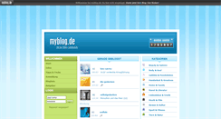 Desktop Screenshot of myblog.de
