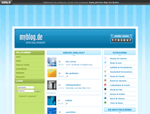 Tablet Screenshot of myblog.de